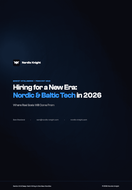 2026 Nordic & Baltic Tech Market Report cover